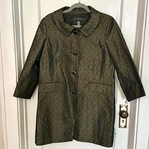 Apostrophe Black and Gold Coat